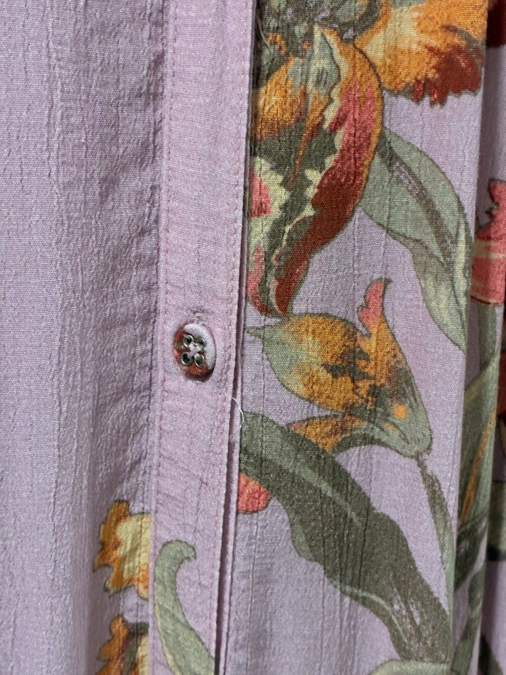 SUNDANCE Tierra Lavender/Yellow Floral Flutter Sleeve Tiered Maxi Dress Women XL - Picture 7 of 13